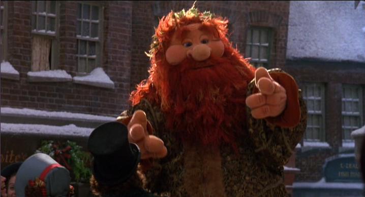 Nelson as the Ghost of Christma...